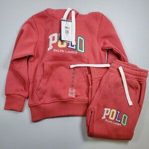 Polo Ralph Lauren Fleece Sweatsuit Tracksuit Kids Size XS NWT